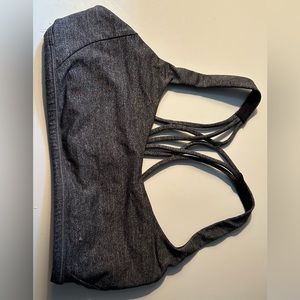 Lululemon dark grey sports bra